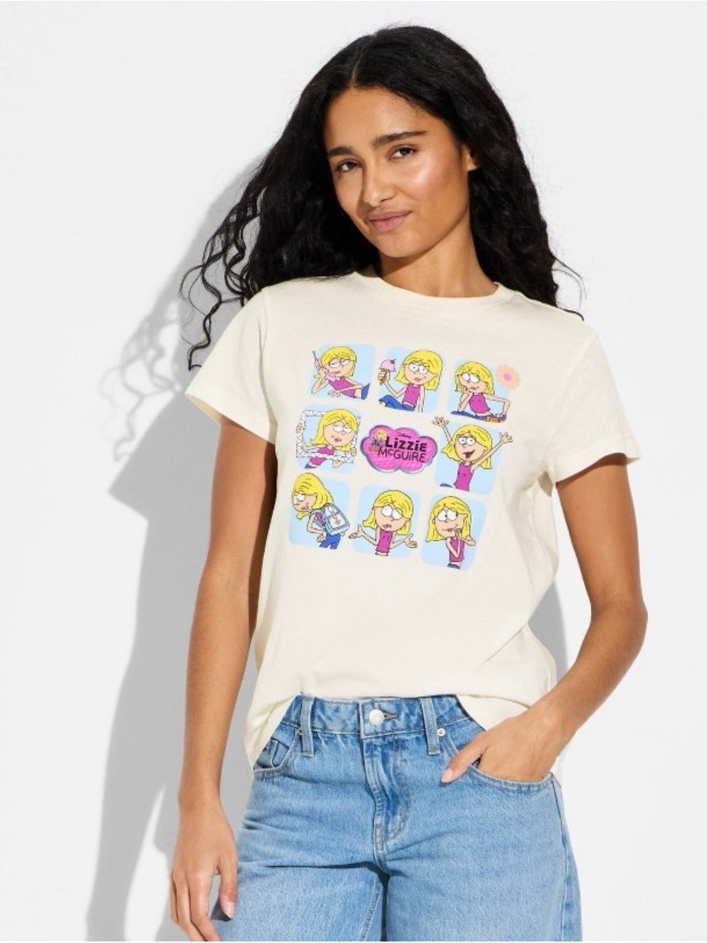 Lizzie McGuire Women’s Cream Tee
